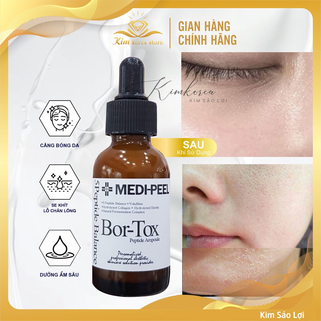 Serum căng bóng cấp ẩm chống lão hóa mềm mịn da Medi peel Bortox siêu hot hit