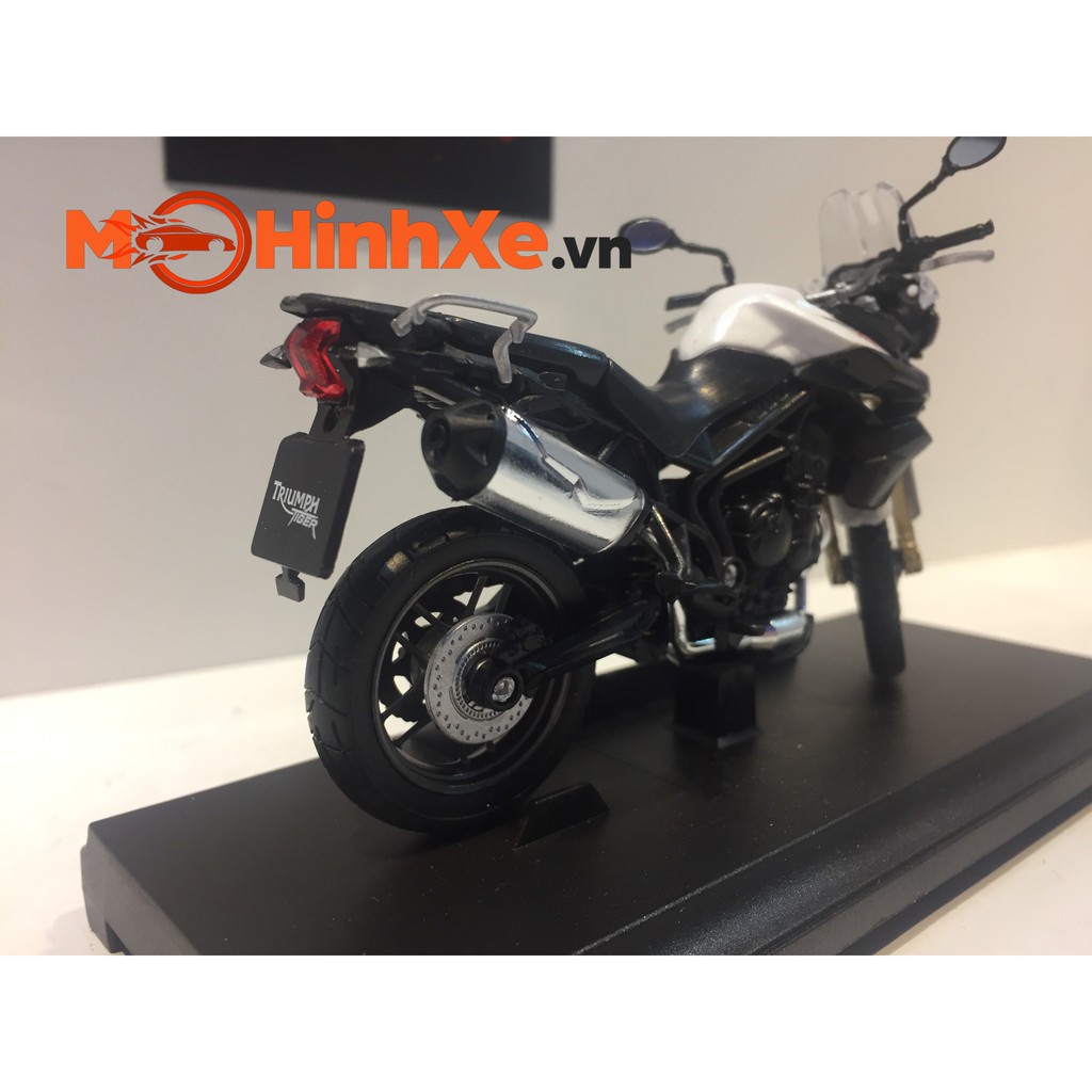 Mô Hình Xe Triumph Tiger 800 1:18 Welly