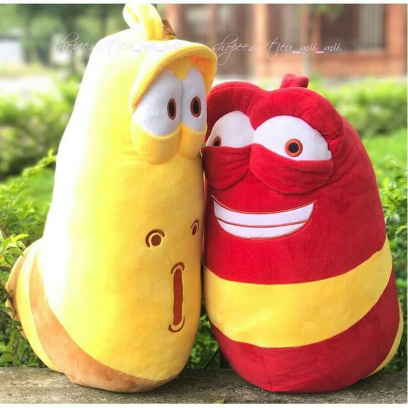 Gối ôm gấu Bông Sâu Larva cao cấp