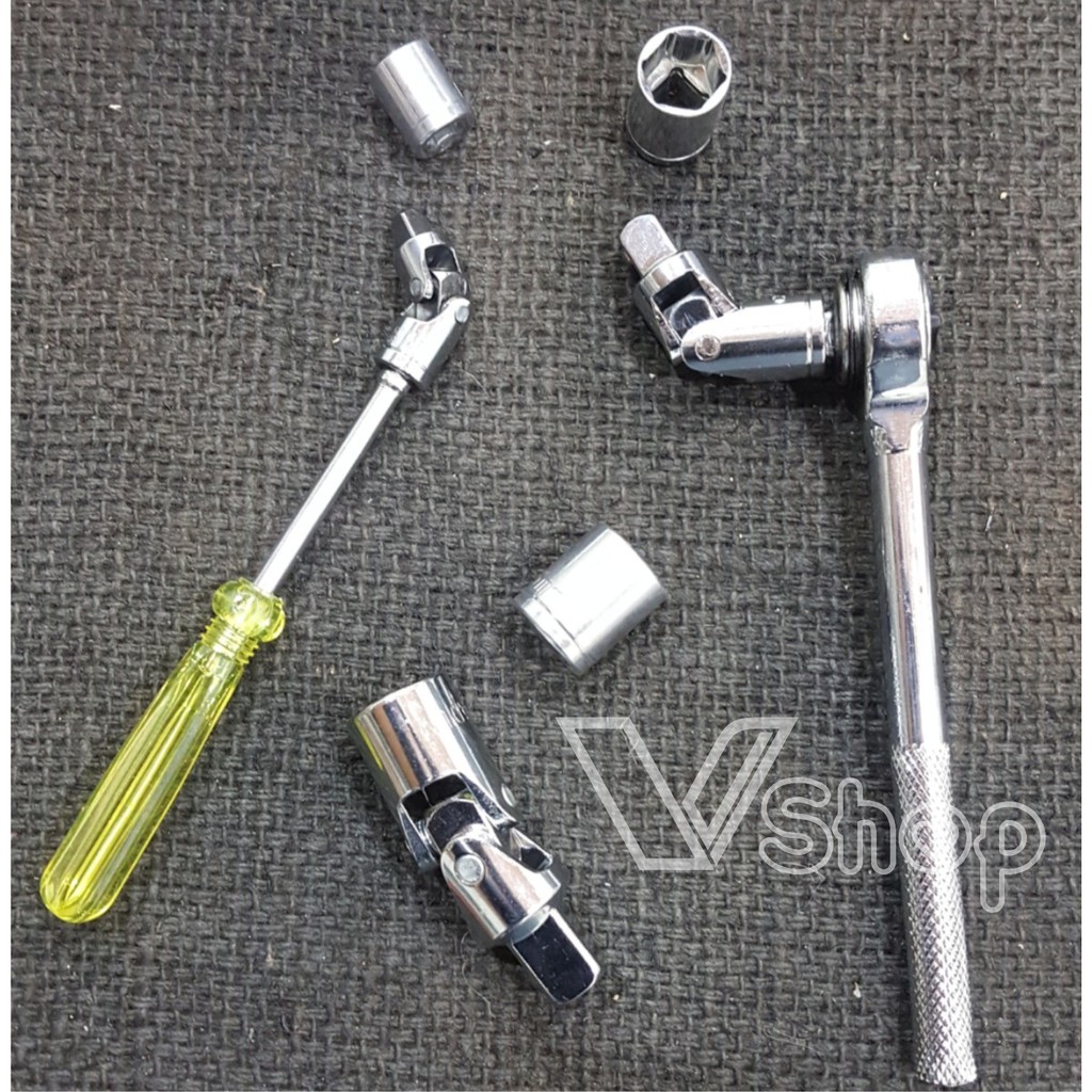 Khuỷu chuyển góc, khớp lắt léo, siết mở bu lông