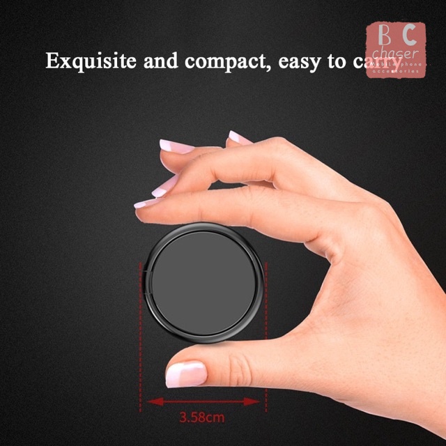 Vòng nhẫn bằng hợp kim kẽm hít nam châm dùng làm giá đỡ điện thoại