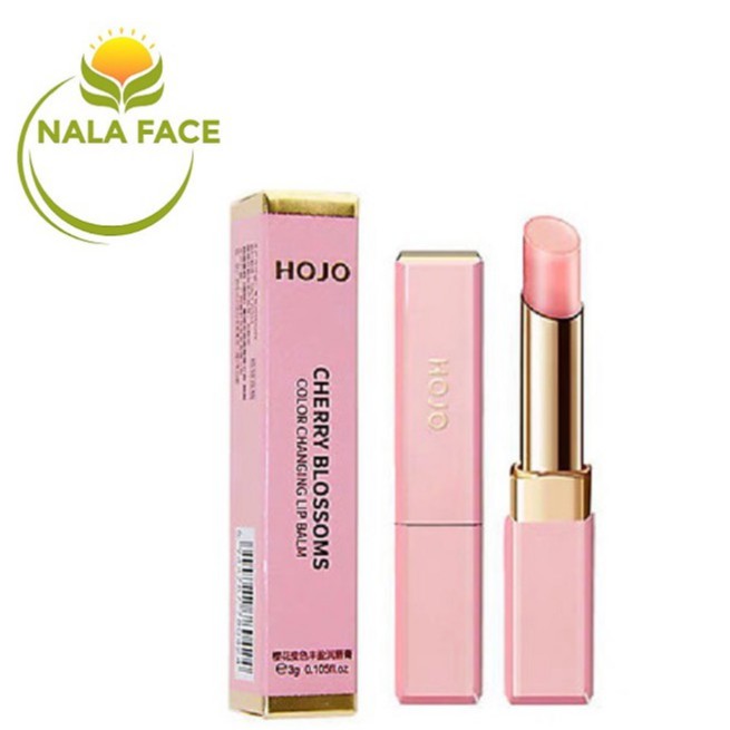 HOJO 8042 - Son dưỡng có màu đổi màu hồng môi Cherry Blossoms Color Changing Lip Balm