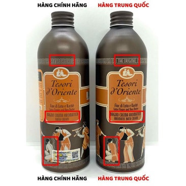 Sữa tắm xích trắng da, hương nước hoa 500ml | Tesori D’Oriente Cao cấp Italia | Hàng Chính Hãng