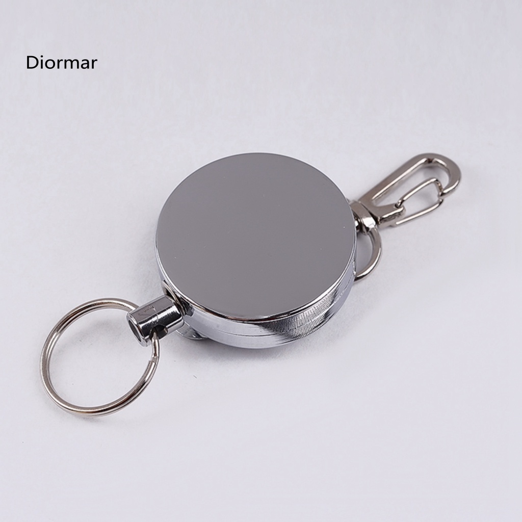 Móc Khóa Dây Kim Loại 4cm Có Thể Thu Gọn Chống Thất Lạc Cho Leo Núi