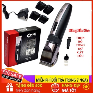 Tông đơ cắt tóc hàn quốc Codol 531 tặng bộ kéo cắt tỉa tiện dụng cho gia đình