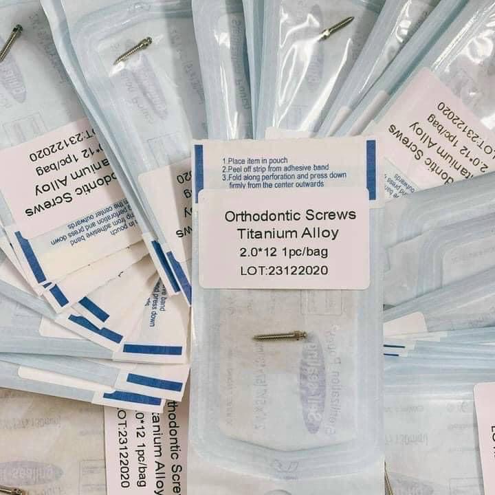 Mini Vít Chỉnh Nha Chuyên Sử Dụng Trong Nha Khoa Đầy Đủ Kích Thước