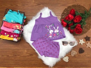 Set 3 bộ 2 dây bé gái