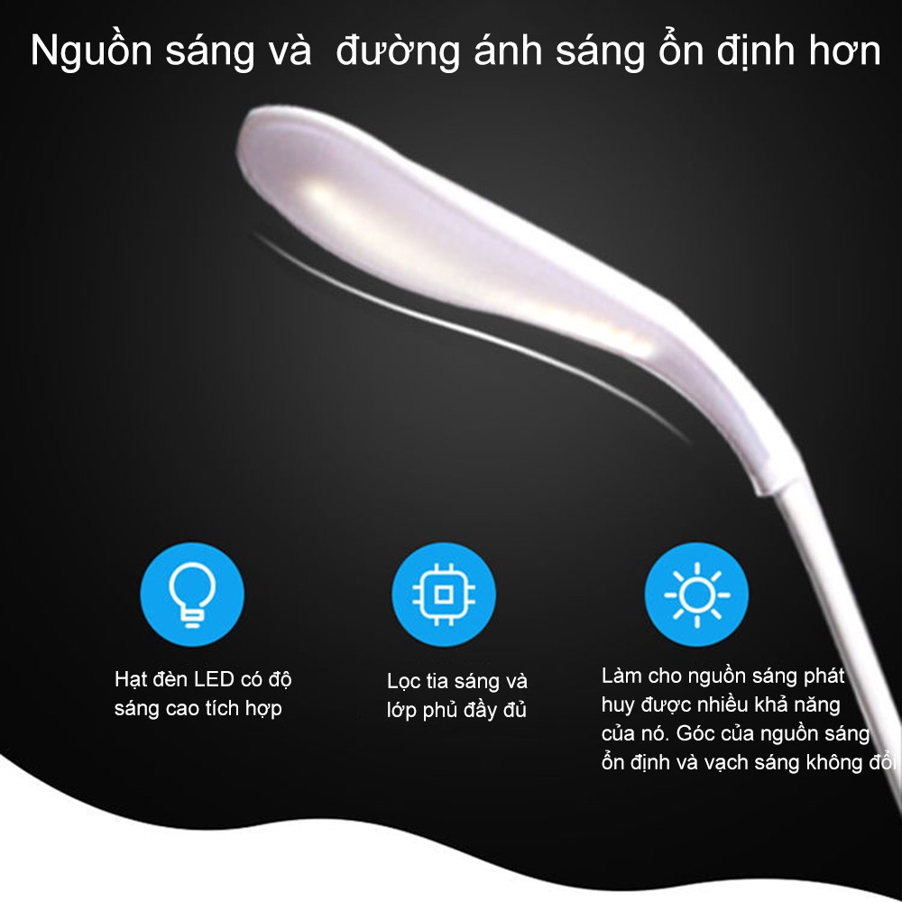 Đèn cảm ứng thông minh - Đèn sạc usb có 3 chế độ sáng bảo vệ mắt