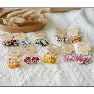Set 2 dây cột tóc hoạt hình cho bé