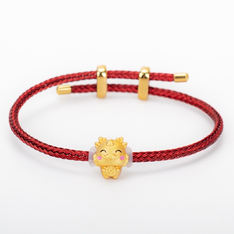 GIÁ SỈ  Vòng tay cước cứng đeo charm Loại 1 [TẶNG CHẶN CAO SU] PH711