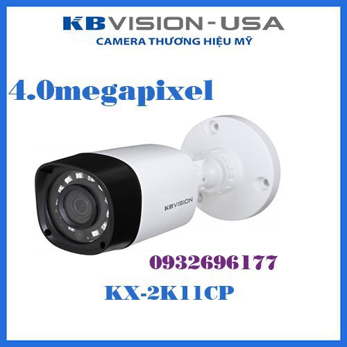 Camera HDCVI hồng ngoại 4.0 Megapixel KBVISION KX-2K11CP