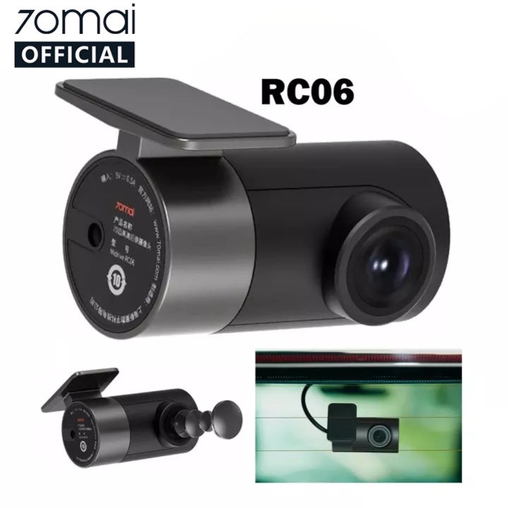 Camera hành trình sau ô tô Xiaomi 70mai Bản Quốc Tế RC06 dùng cho A500S và A800S (Bảo hành 12 tháng)