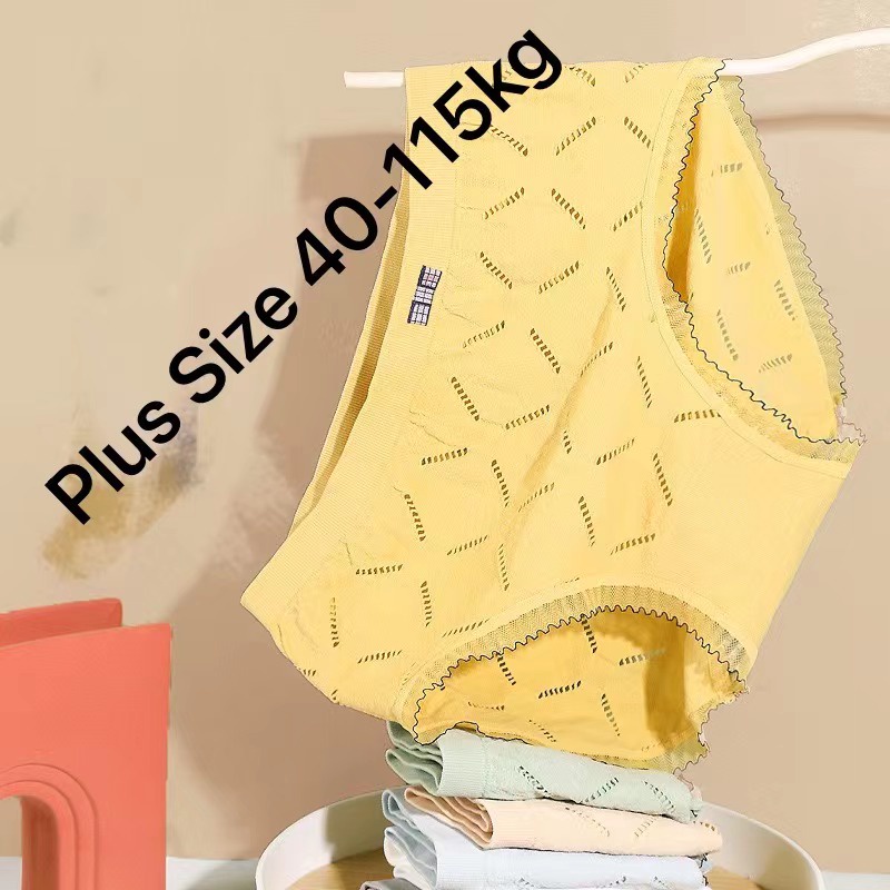 Quần Lót Thoáng Khí Kháng Khuẩn Cho Nữ PLUS SIZE 65-100 KG