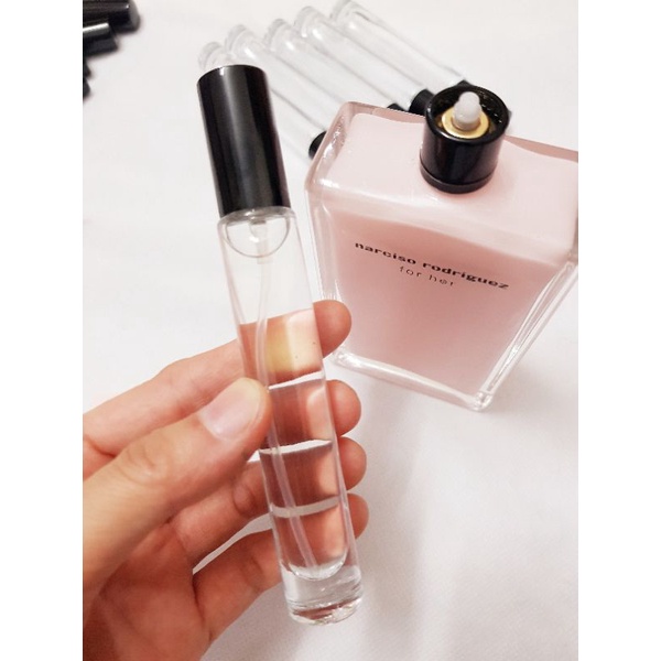 Nước hoa nữ Narciso for her màu hồng phấn, chai chiết 10ml, hàng Pháp