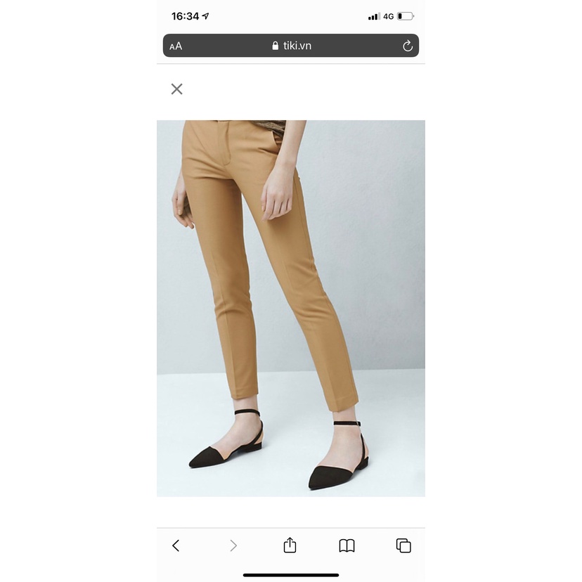 Quần Mango kaki xuất chuẩn chính hãng