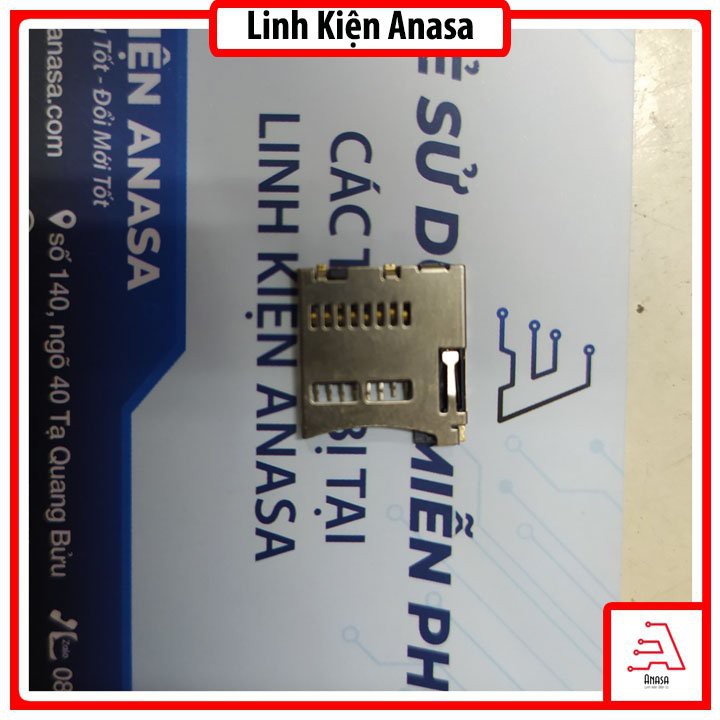 khe cắm thẻ nhớ MicroSD TF card 9P kiểu đẩy - Rocket Thẻ Nhớ