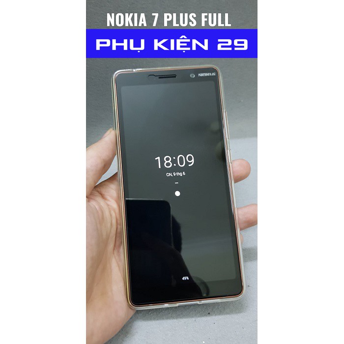[Nokia 7 Plus] Kính cường lực FULL màn FULL keo Glass Pro+ 9H