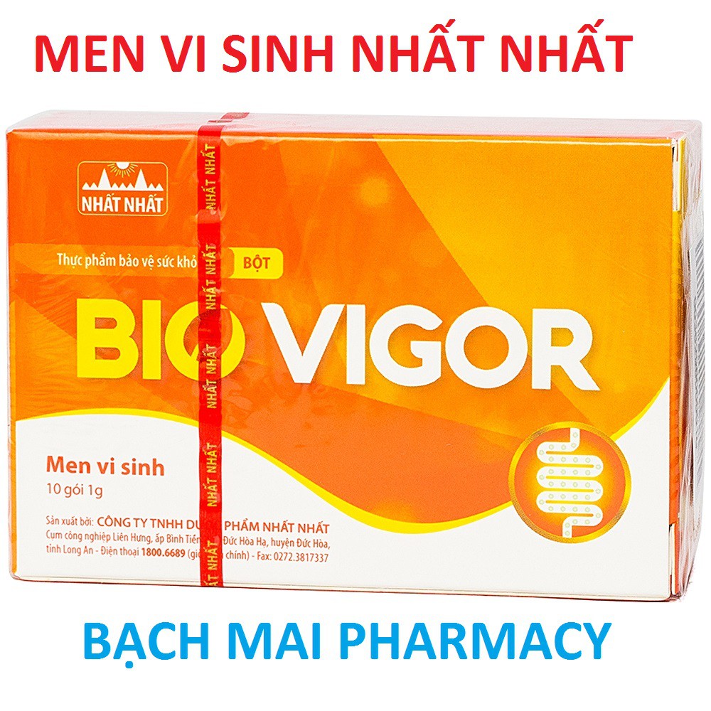 (CHÍNH HÃNG) Men vi sinh BIO VIGOR (Hộp 10 gói), giúp bổ sung vi khuẩn có ích, hỗ trợ giảm nguy cơ rối loạn tiêu hóa