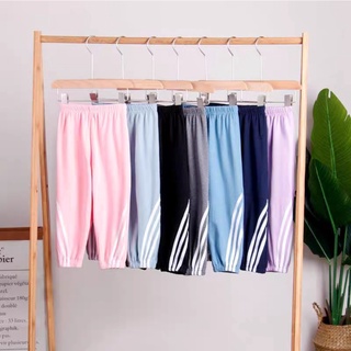 Quần trẻ em,Quần thể thao 3 sọc jogger bo ống thể thao trẻ em cho bé trai bé gái