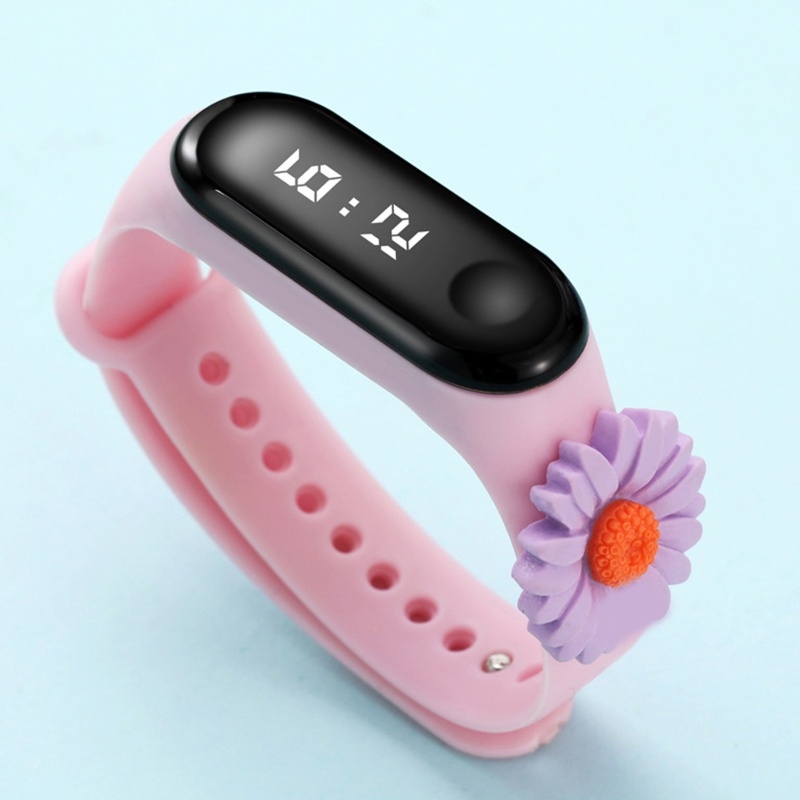 Đồng Hồ Điện Tử Dây Silicone Cho Bé