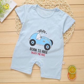 Áo liền quần ngắn tay sợi tre cho bé trai, bé gái