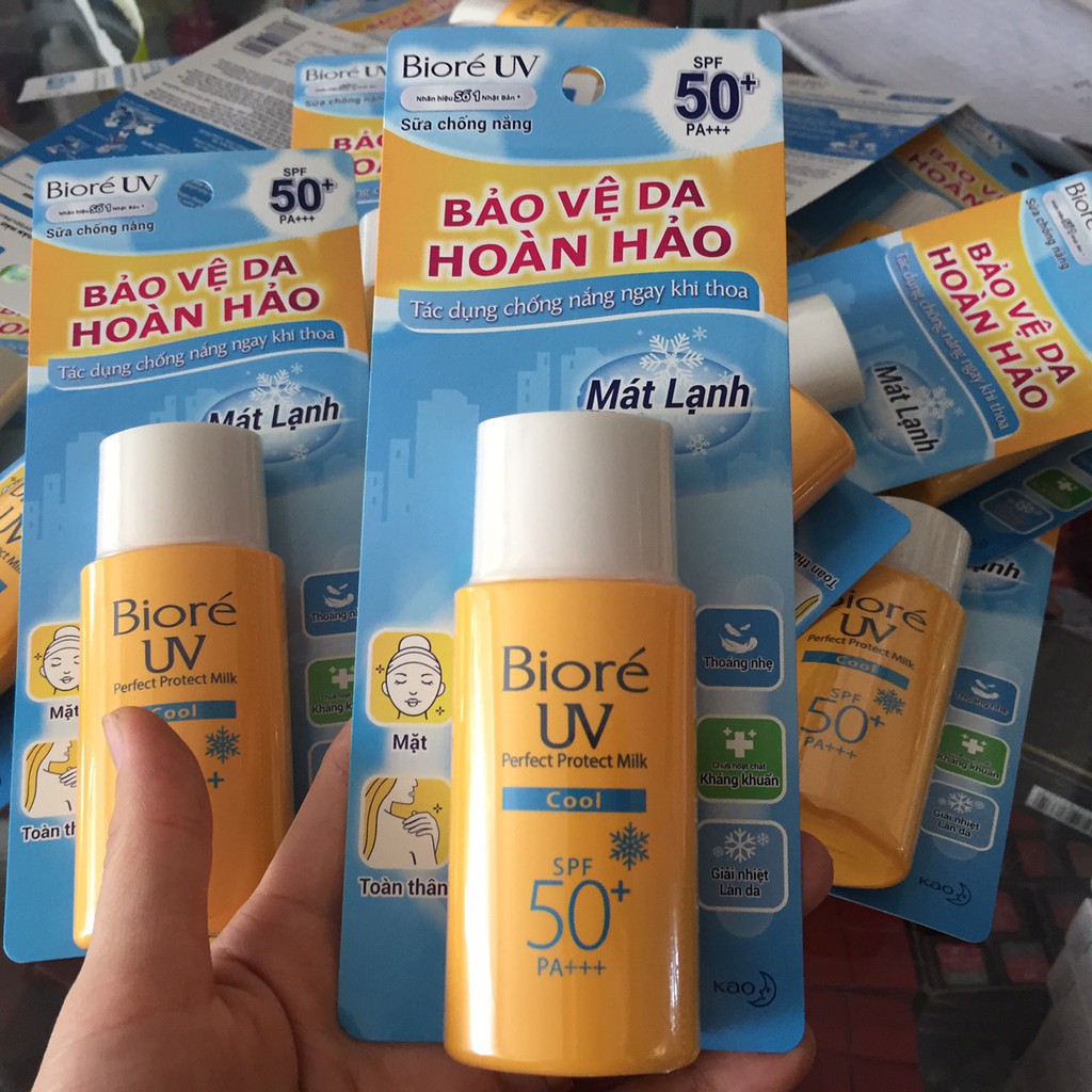 [ĐỦ 3 LOẠI] Sữa chống nắng Bảo Vệ Da Hoàn Hảo Biore 25ml