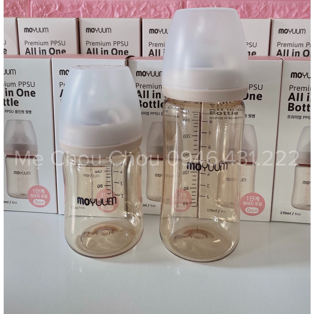 Bình sữa Moyuum 170ml/270ml Hàn quốc