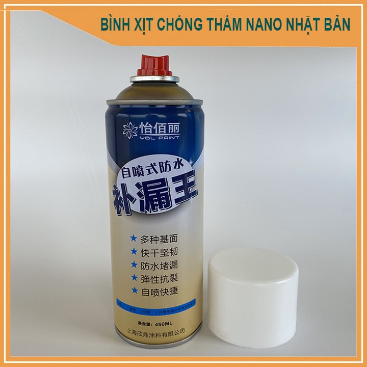 Chai xịt chống thấm SALE 50% chống dột nước màu trắng - công nghệ nhật bản( chai 450ml )