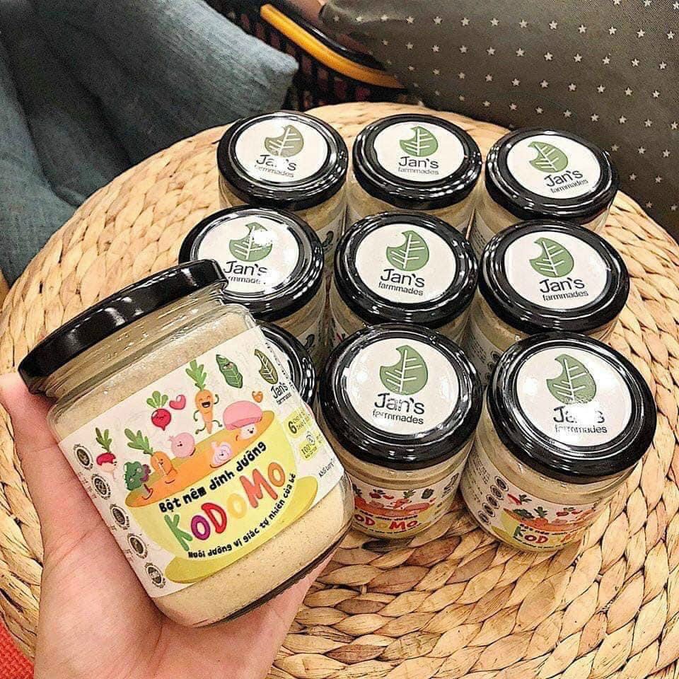 Hạt nêm dinh dưỡng cho bé ăn dặm Kodomo Jan’s 90g (dành cho bé từ 6m).