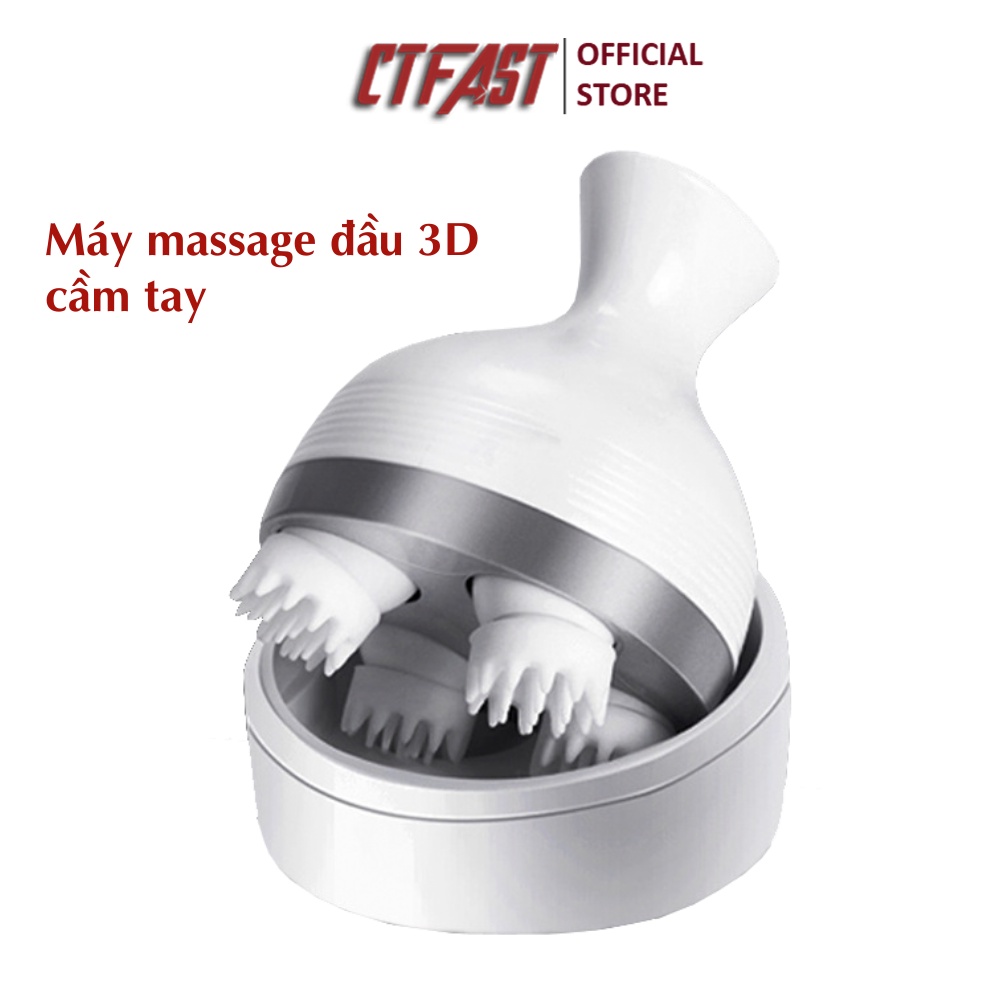 Máy massage đầu 3D cầm tay CTFAST 01, mát xa thư giãn da đầu, tăng lưu thông khí huyết, giảm căng thẳng mệt mỏi