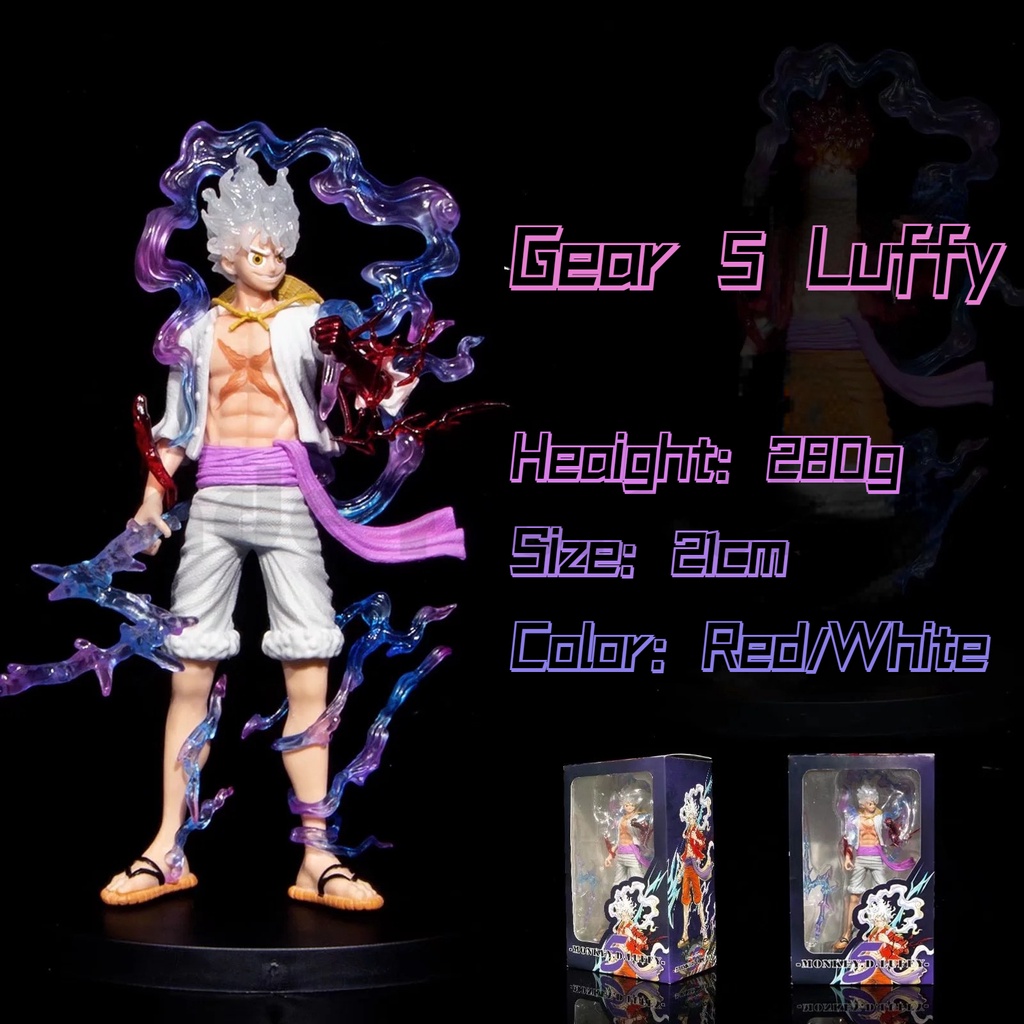 Bộ Sưu Tập Búp Bê Đồ Chơi Hình Nhân Vật One Piece Nika luffy Gear 5 Sun God Bằng pvc 22cm