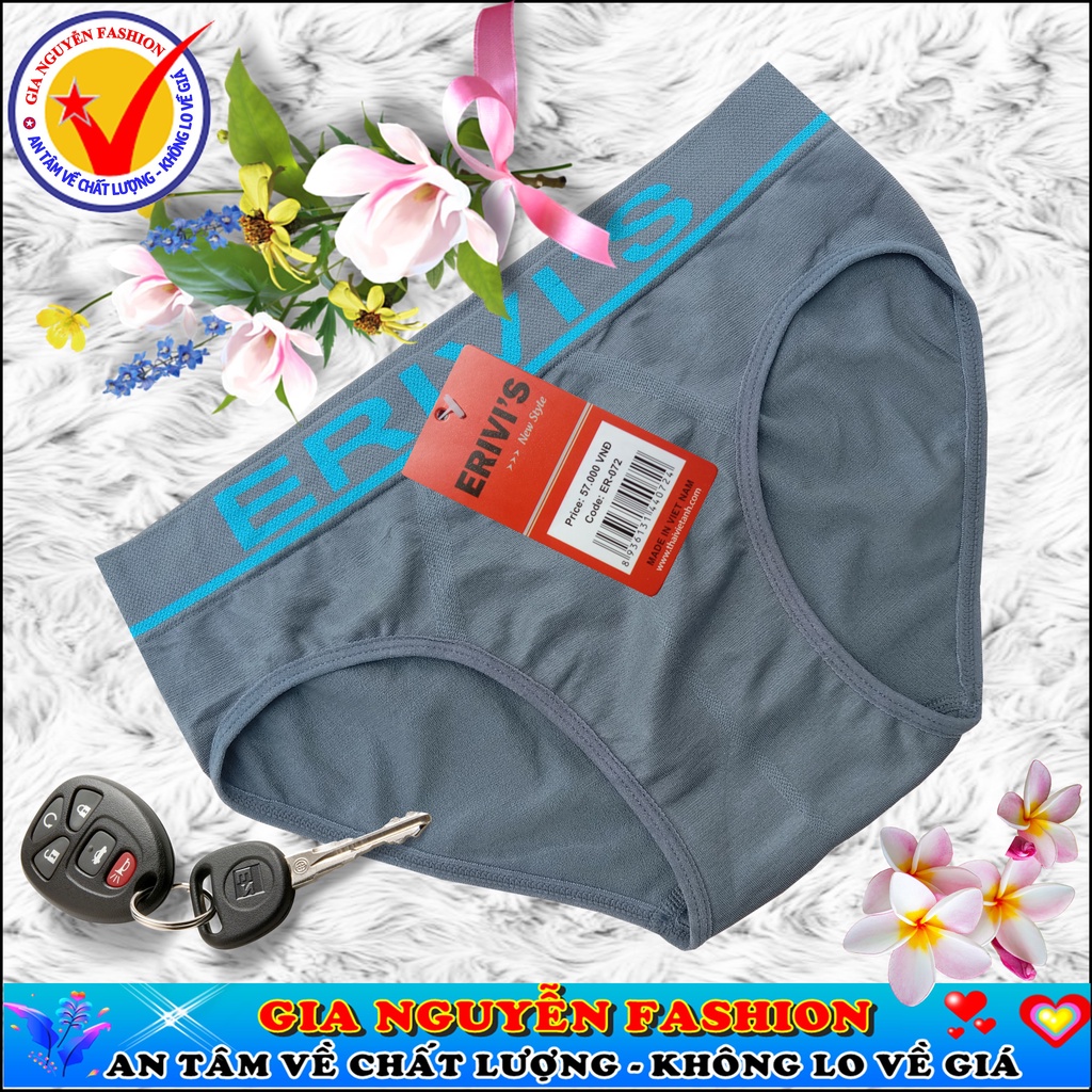 Combo 5 Quần lót nam DỆT KIM KHÔNG ĐƯỜNG MAY - Hàng Erivis Việt Nam