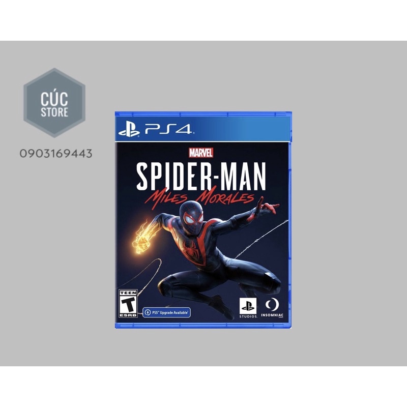 Đĩa chơi game PS4: Marvel's SpiderMan: Miles Morales