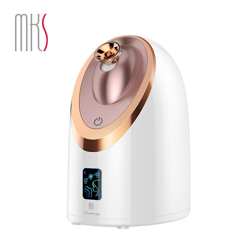 Máy Xông Hơi Mặt Nóng Lạnh Thông Minh Cao Cấp MKS-6 chế độ xông, công nghệ xông nano ion