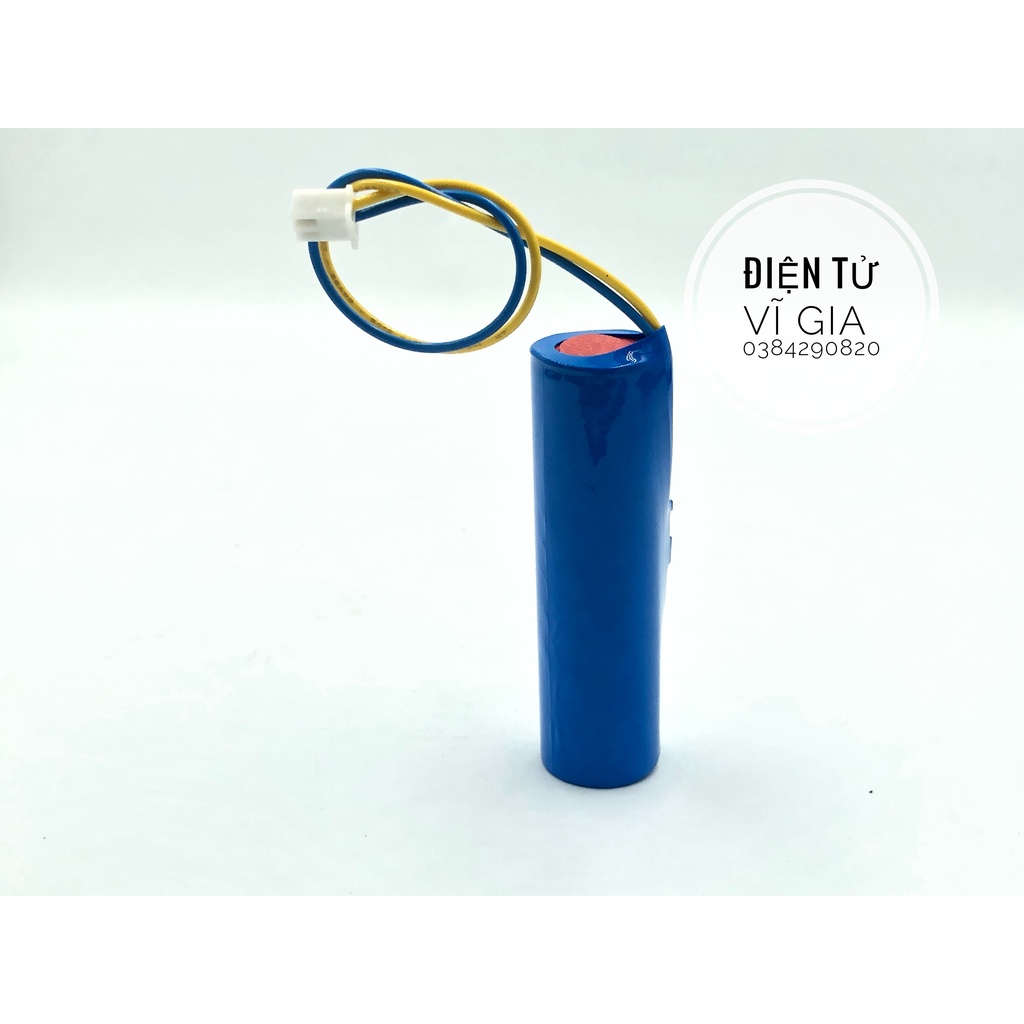 Pin sạc 18650 2200mAh CHO LOA BLUETOOTH ĐÈN LED CÓ JACK PD 2.5mm TIỆN DỤNG