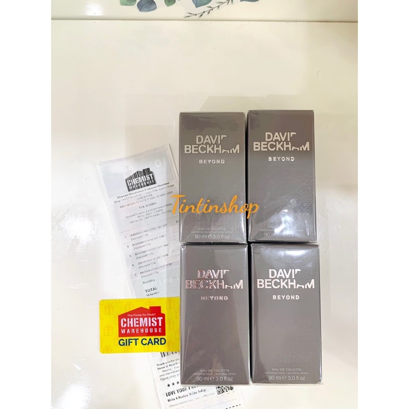 ( ĐỦ BILL CHEMIST) Nước Hoa nam DAVID BECKHAM Beyond 90ml