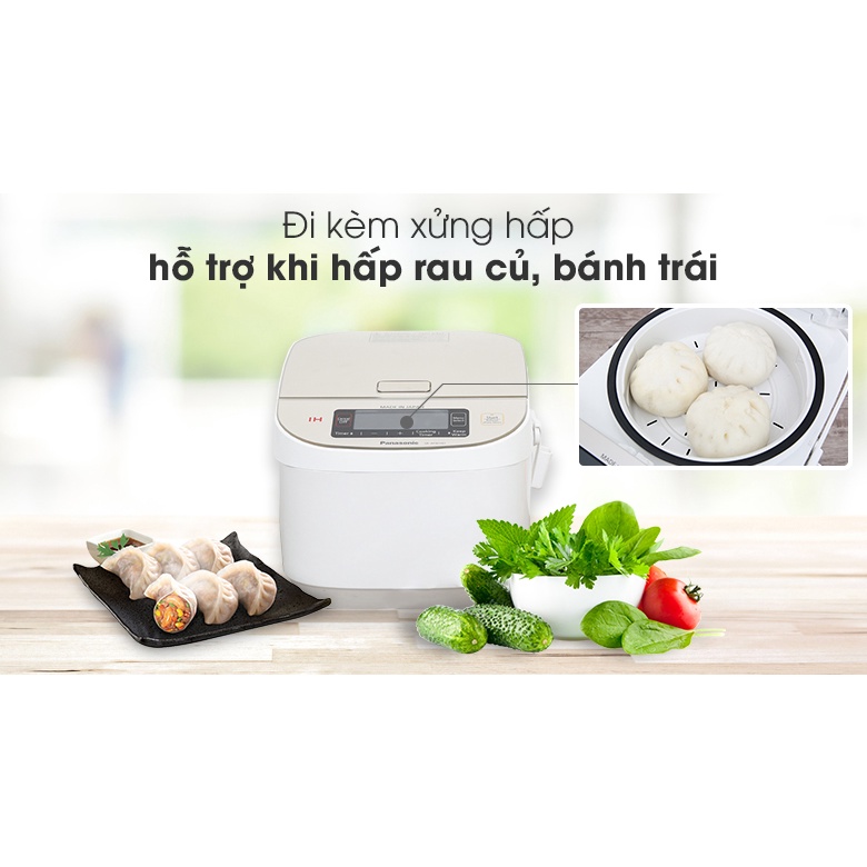 SR-AFM181WRA - Nồi cơm điện cao tần Panasonic 1.8 lít SR-AFM181WRA- Hàng chính hãng - Smart House