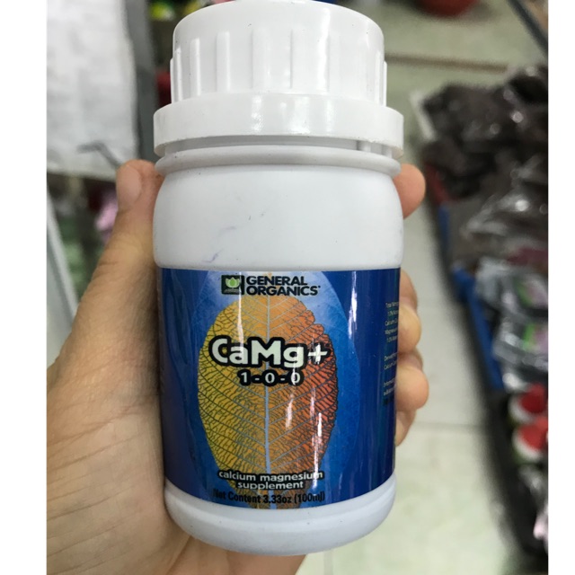 Phân bón hữu cơ bổ sung Canxi, Magie  General Organics + 1-0-0 chai 100ml nhập khẩu Mỹ.