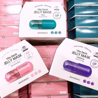 [Có sẵn] Mặt nạ Vita Genic Banobagi Jelly Mask cấp ẩm sáng da 30g (hộp 10 miếng) - Hàn Quốc