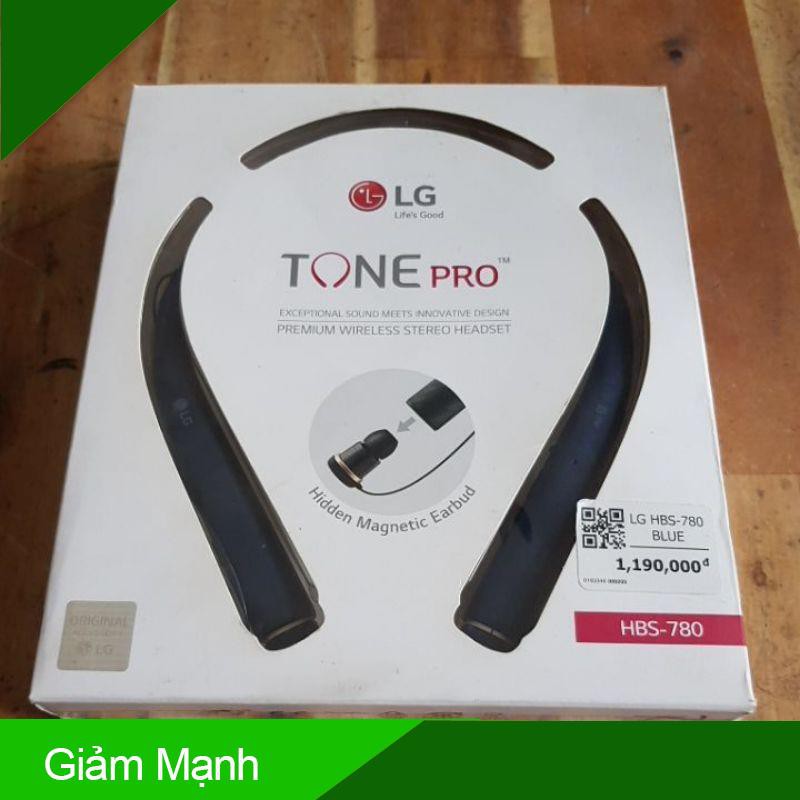 Tai phone bluetooth LG HBS-780.Hàng chính hãng ,còn mới 95% .( Tặng thêm nút nghe tai ).