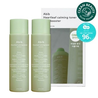 [Hàng mới về] 2 chai Nước hoa hồng dịu nhẹ Abib Heartleaf Calming Toner Skin Booster 210ml