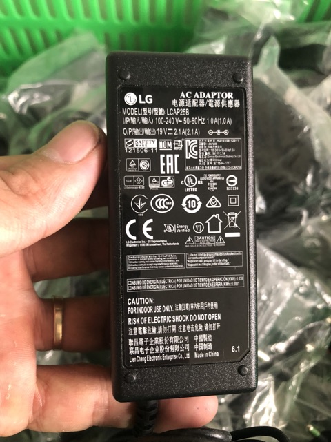 Adapter dây nguồn màn hình LG 19V - 2.1A chính hãng
