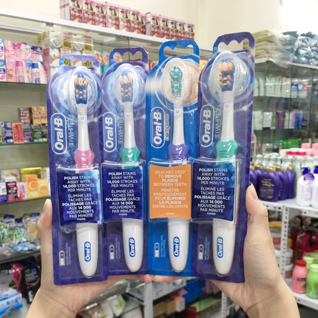 BÀN CHẢI PIN ORAL-B 3DWhite