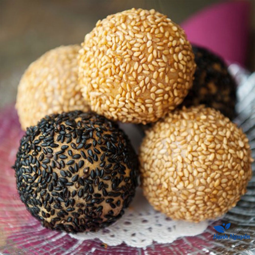 Hạt mè (Vừng) trắng, đen 500g (Dùng làm bánh, nấu ăn, làm sữa hạt) - Thảo Dược Hạnh Nguyên