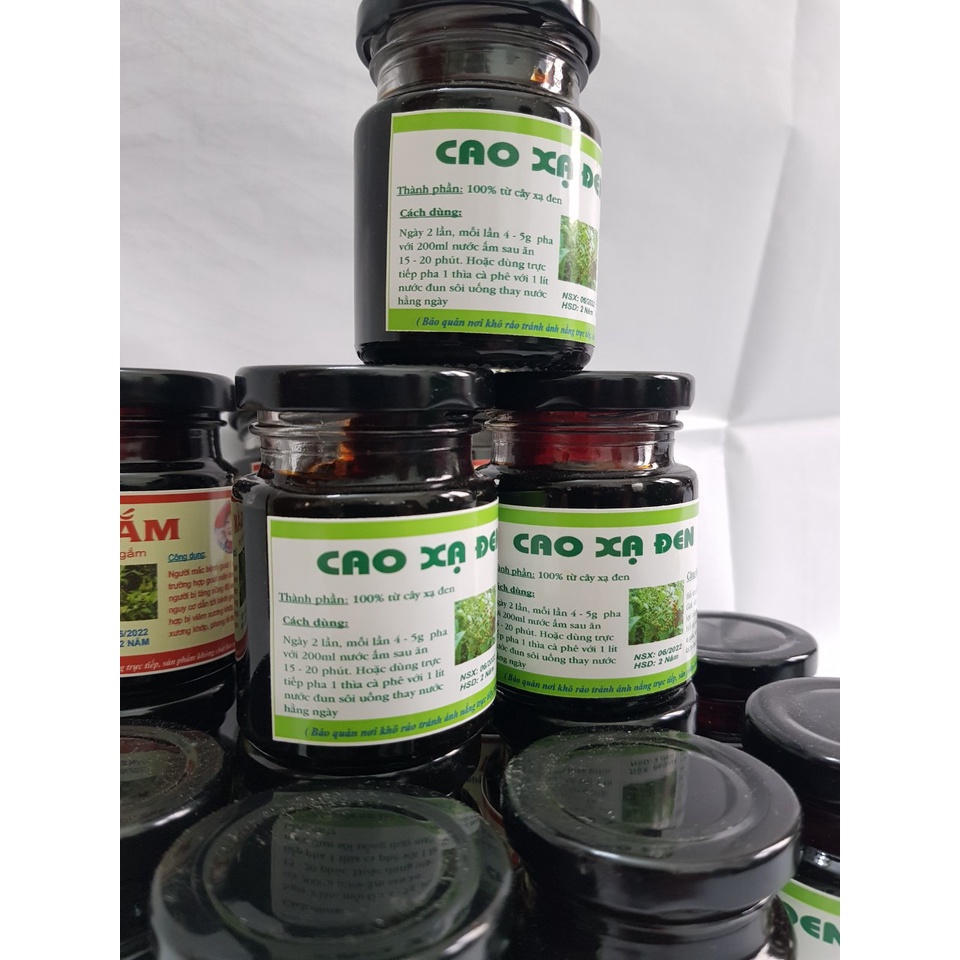 Cao xạ đen , cao lá xạ đen hòa bình, hạ men gan cao, gan nhiễm mỡ, mỡ máu, hàng mới thơm nức mũi