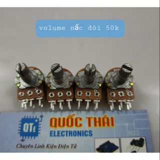 [Mã ELHACE giảm 4% đơn 300K] Combo 4 biến trở volume 50k đôi có nấc (6 chân)