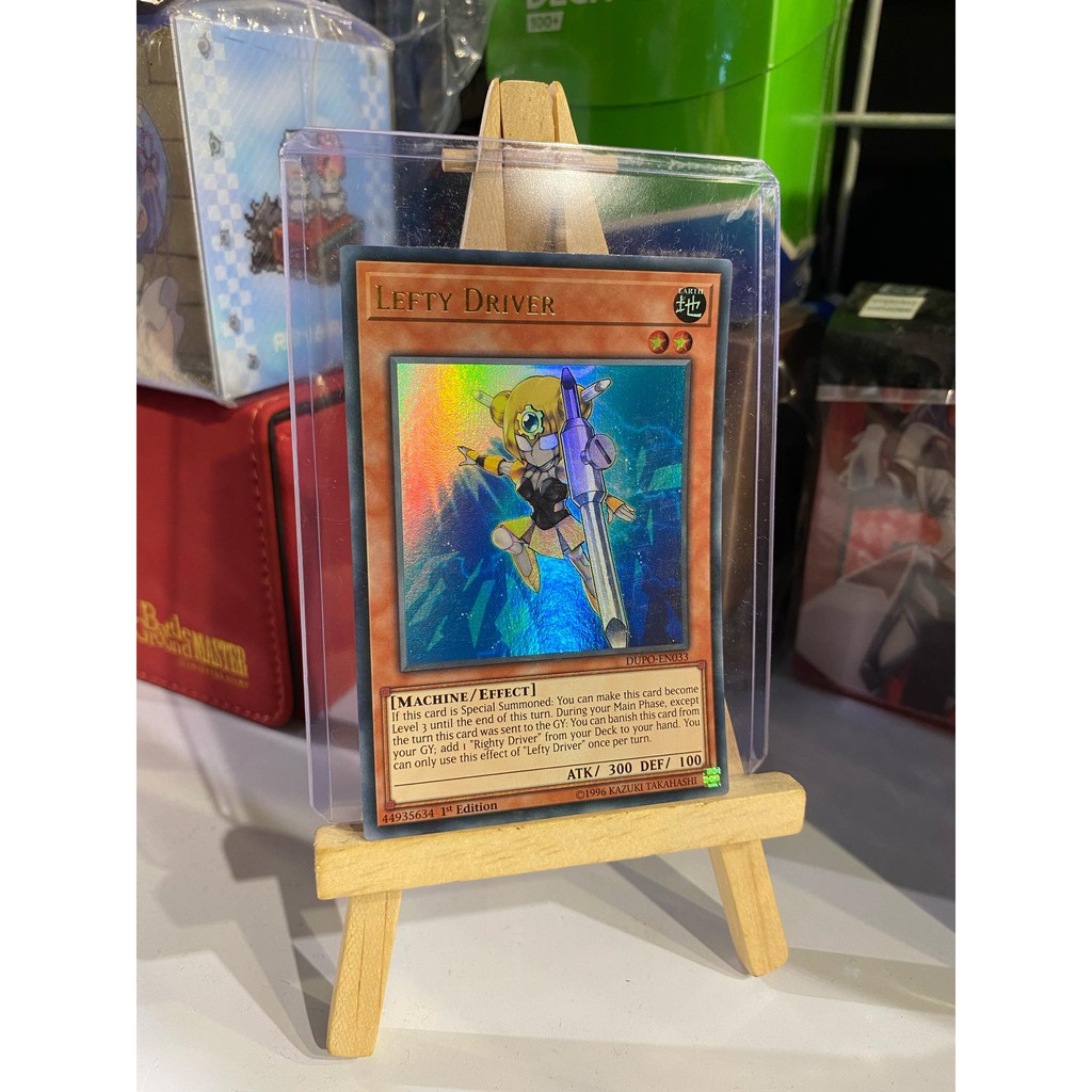 Lá bài thẻ bài Yugioh Lefty Driver - Ultra Rare - Tặng bọc bài nhựa bảo quản