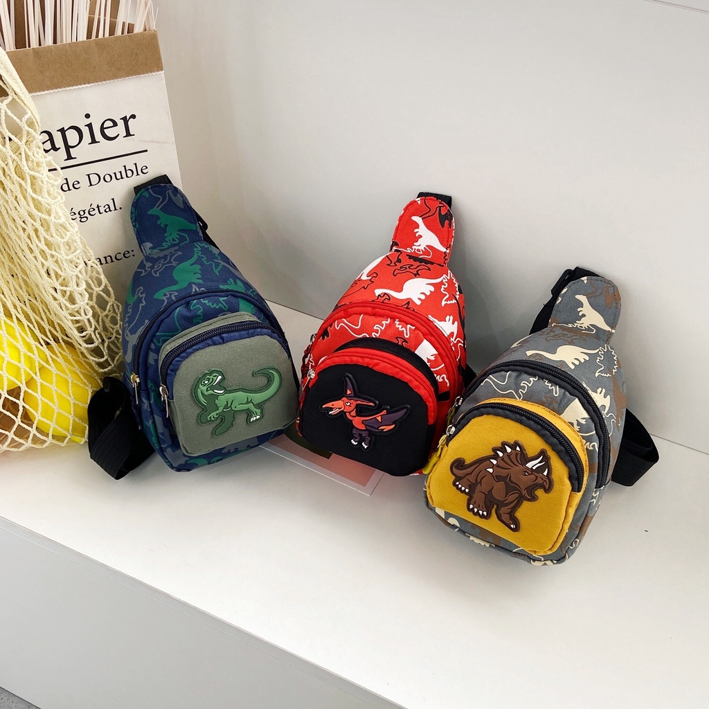 Túi Đeo Chéo Hình Khủng Long Dễ Thương Cho Bé