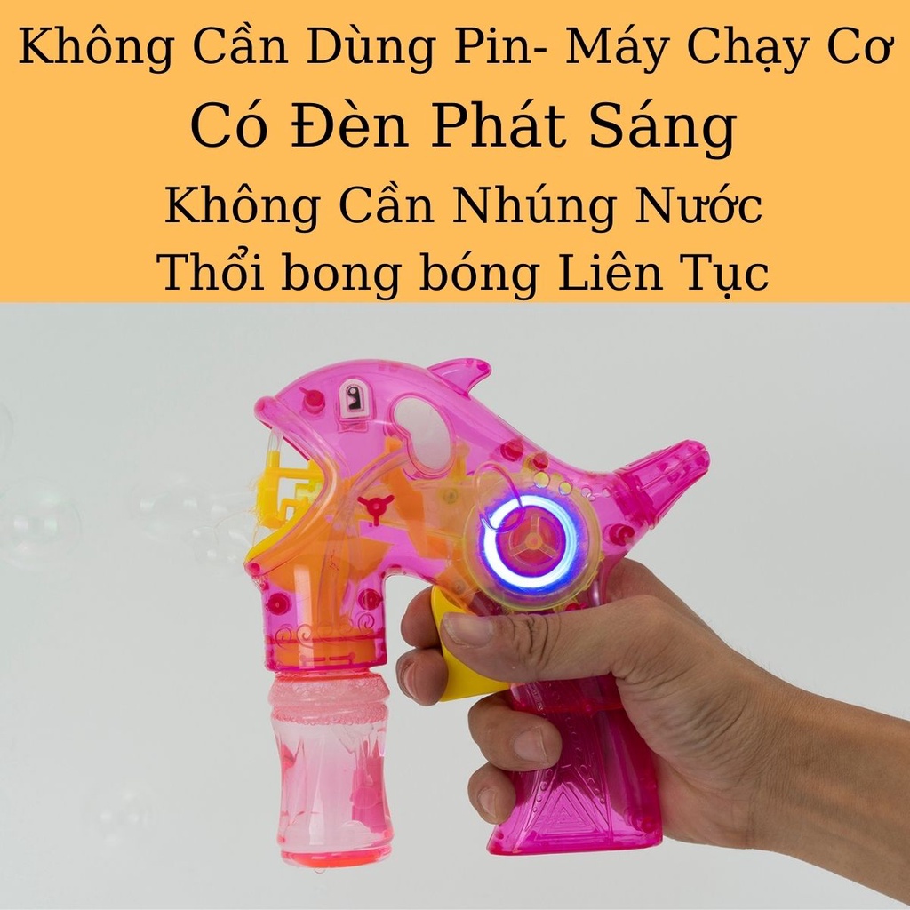 Súng bắn bong bóng Xà phòng cho bé 32,36,10,8, 23 nòng Cá heo trẻ em vui chơi vận động thỏa thích kèm pin và nước tạo BB