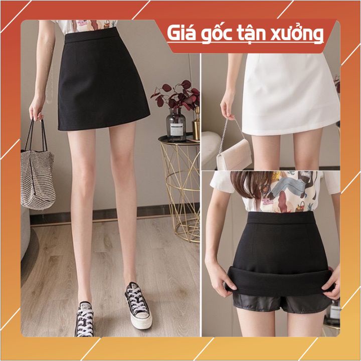 Chân Váy Ngắn Chữ A Công Sở CHU CHẤT THIẾT KẾ ĐẸP SHOP CHU